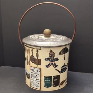 VTG 1960s Baret Ware,Somerset Biscuit Barrel/Tin.